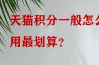 天貓積分一般怎么用最劃算？
