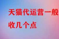 天貓代運(yùn)營一般收幾個(gè)點(diǎn)？有哪些運(yùn)營模式？