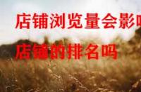 淘寶代運(yùn)營(yíng)：店鋪瀏覽量會(huì)影響店鋪的排名嗎？